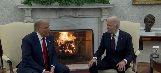 Συνάντηση Μπάιντεν Τραμπ