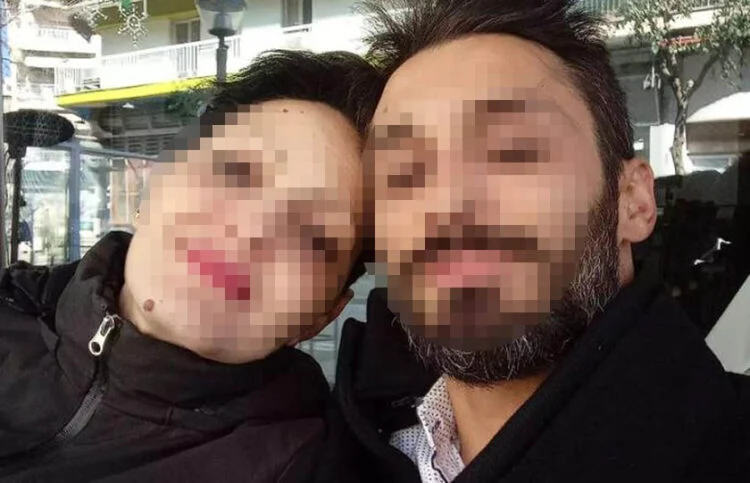 Ο δολοφόνος της Γεωργίας Μουράτη με το θύμα