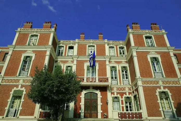 Το κτήριο της ΠΚΜ στη βίλα Αλλατίνη