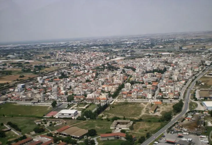 Δήμος Δέλτα αεροφωτογραφία