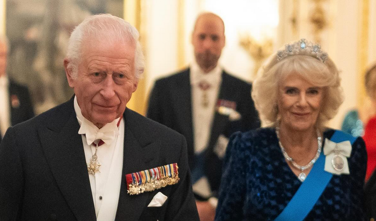 Βασιλιάς Κάρολος και η σύζυγός του