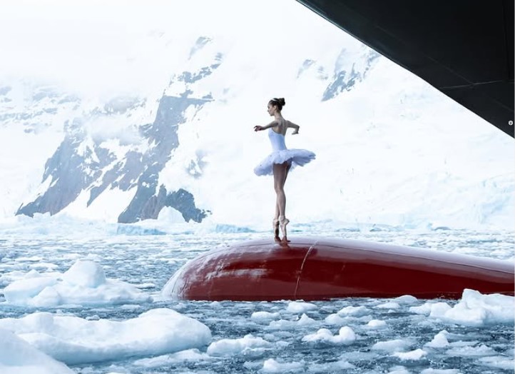 Μπαλαρίνα στην Ανταρκτική