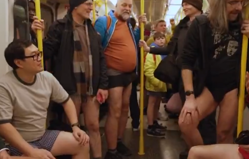 no pants METRO LONDON