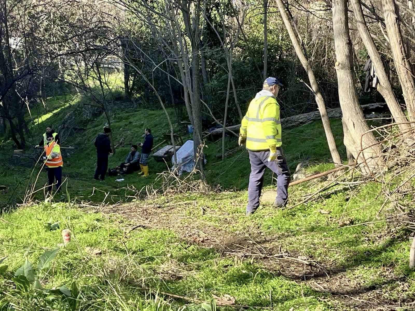 Καθαρισμός στο ρέμα Υφανετ στη Θεσσαλονίκη