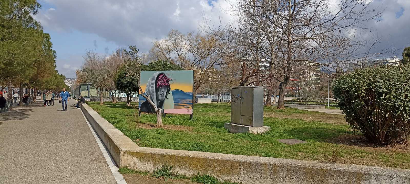 PARKO GRAFFITI PARALIA THESSALONIKI 280225  G