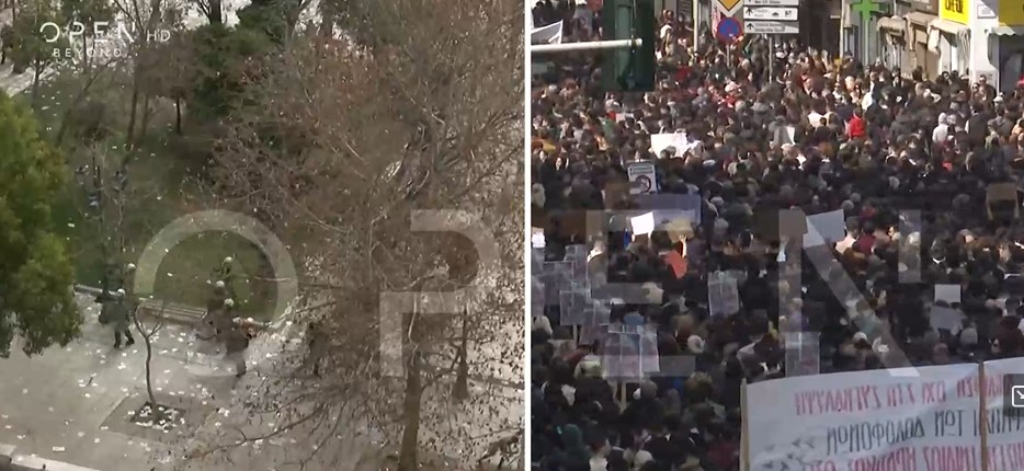 Επεισόδια έξω από τον ΟΣΕ