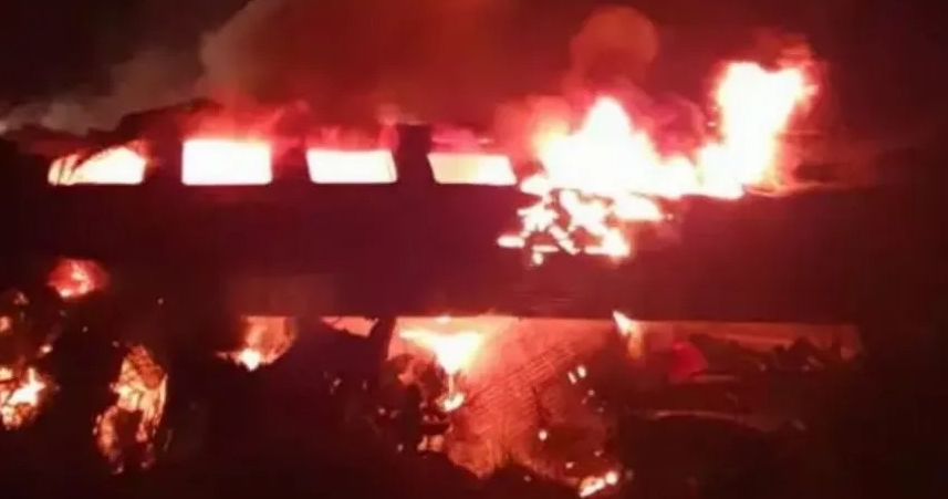 Έκρηξη στο τρένο στα Τέμπη