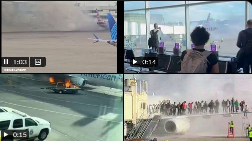 Φωτιά στον κινητήρα αεροσκάφους της Αμέρικαν Αιρλάινς