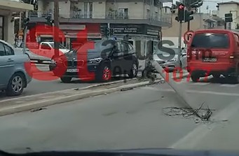 kolona pesmeni diavata thessaloniki troxaio 310325