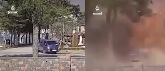 south korean jet bomb residential area