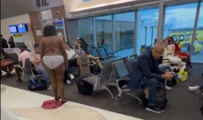 gymni gynaika aerodromio florinta