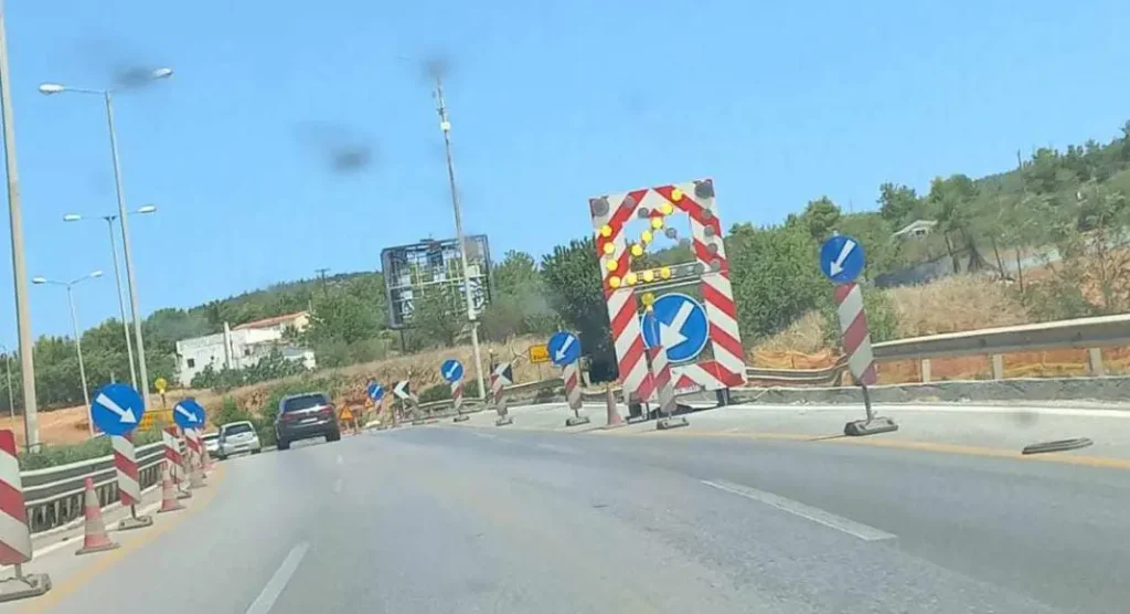 Έργα στον περιφερειακό flyover