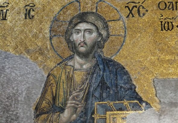 Εικόνα του Ιησού στην Αγία Σοφία Κωνσαντινούπολης