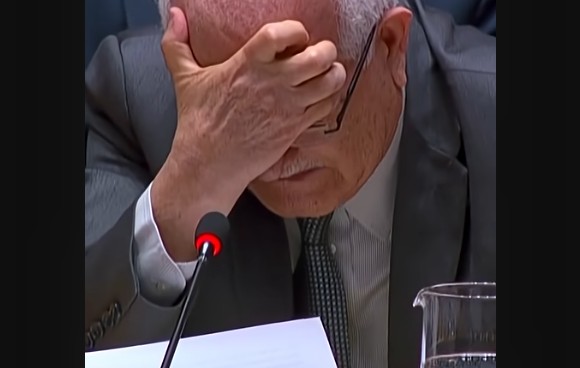 Ο Μανσούρ πρεσβευτής της Παλαιστίνης στον ΟΗΕ ξεσπά σε κλάματα