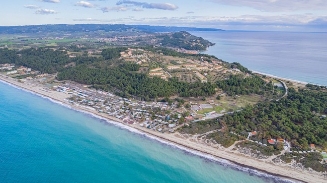 Ακτή και κάμπινγκ Ποσειδίου