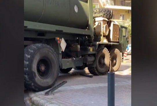 Στρατιωτικό όχημα ΝΑΤΟ Θεσσαλονίκη