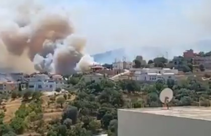 Φωτιά στη Χίο