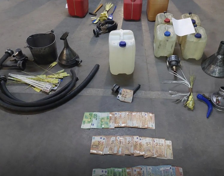 Λαθραία καύσιμα φωτογραφία Αστυνομίας