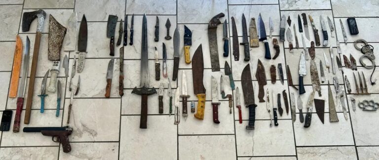 Μαχαίρια στο σπίτι του δράστη της δολοφονίας στη Λαμια