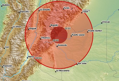 Σεισμός Κολομβία