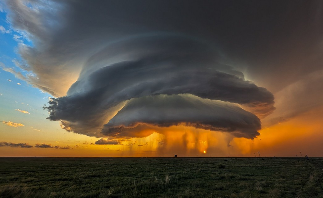 Σύννεφα καταιγίδα Νέο Μεξικό