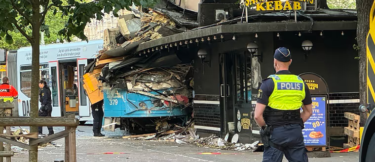 Σουηδία ατύχημα με τραμ