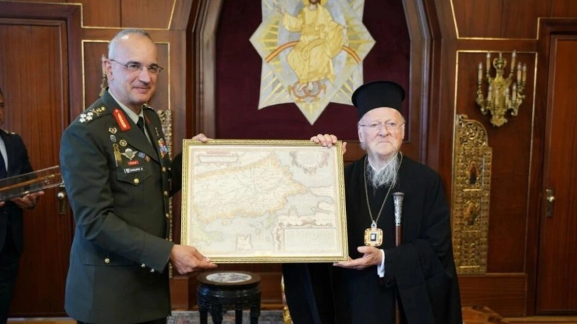 O χάρτης που έδωσε ο Χούπης στον Βαρθολομαίο