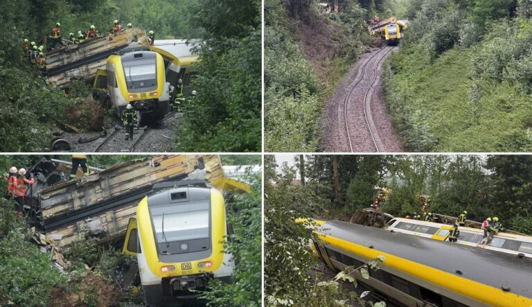 Εκτροχιασμός τρένου στη Γερμανία