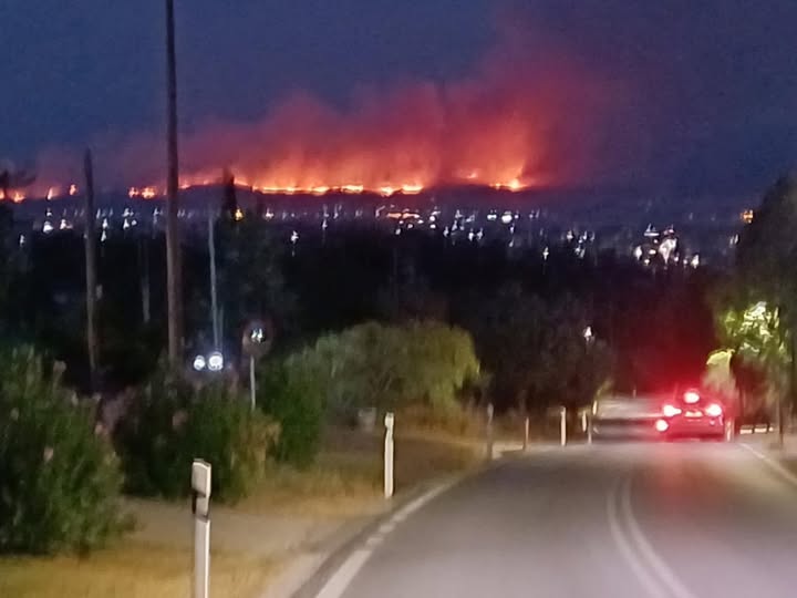 Φωτιά στην Άσσηρο Θεσσαλονίκης