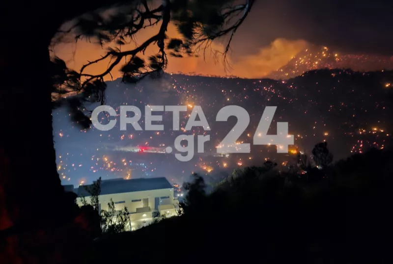 Φωτιά στην Ιεράπετρα