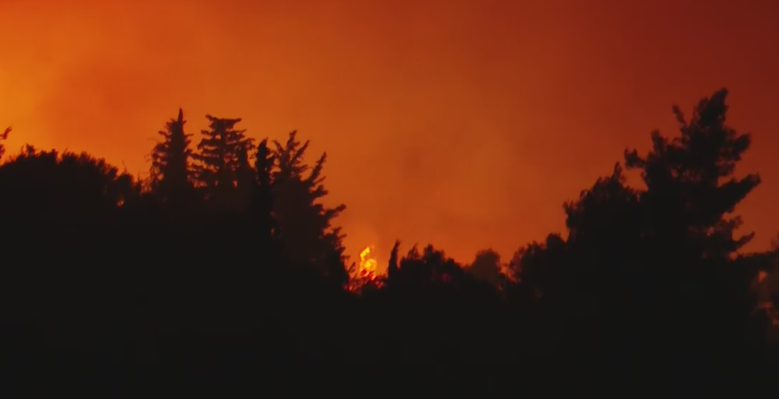 Φωτιά Βραχνέϊκα στην Πάτρα