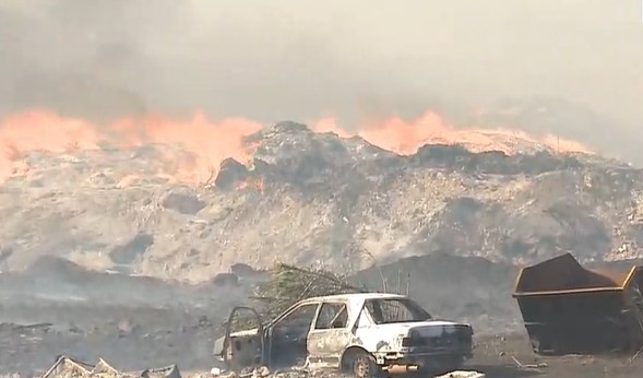 Πάτρα φωτιά στην βιομηχανική ζώνη