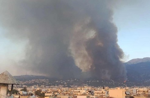 Φωτιά στην Πάτρα