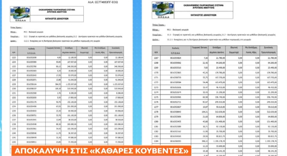 Παράνομες επιδοτήσεις στον ΟΠΕΚΕΠΕ