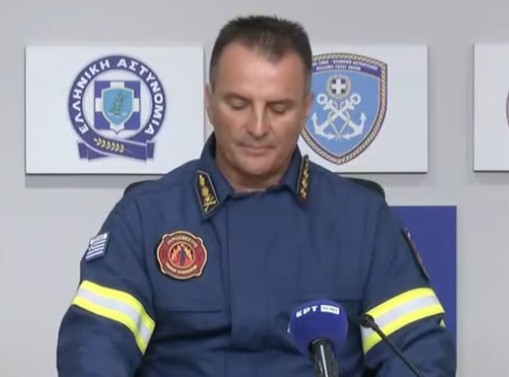 Εκπρόσωπος Τύπου Πυροσβεστικής κ. Βαρθακογιάννης