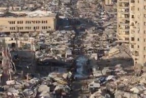 Η πόλη της Γάζας ισοπεδωμένη