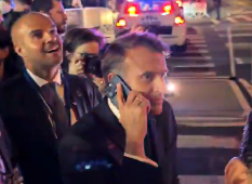 Ο Πρόεδρος της Γαλλίας, Μακρόν, "εγκλωβισμένος" στη Νέα Υόρκη