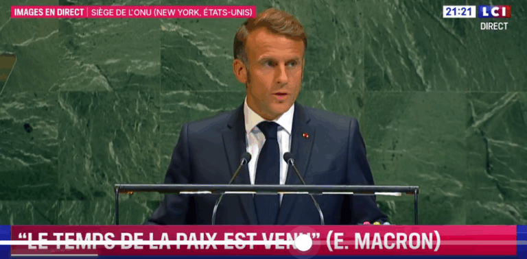 Ο Μακρόν αναγνώρισε το κράτος της Παλαιστίνης