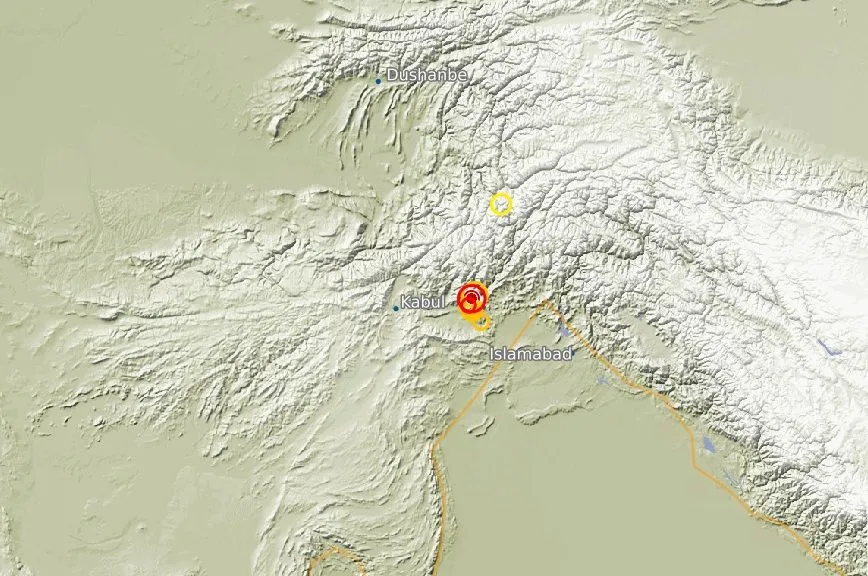 Σεισμός στο Αφγανιστάν