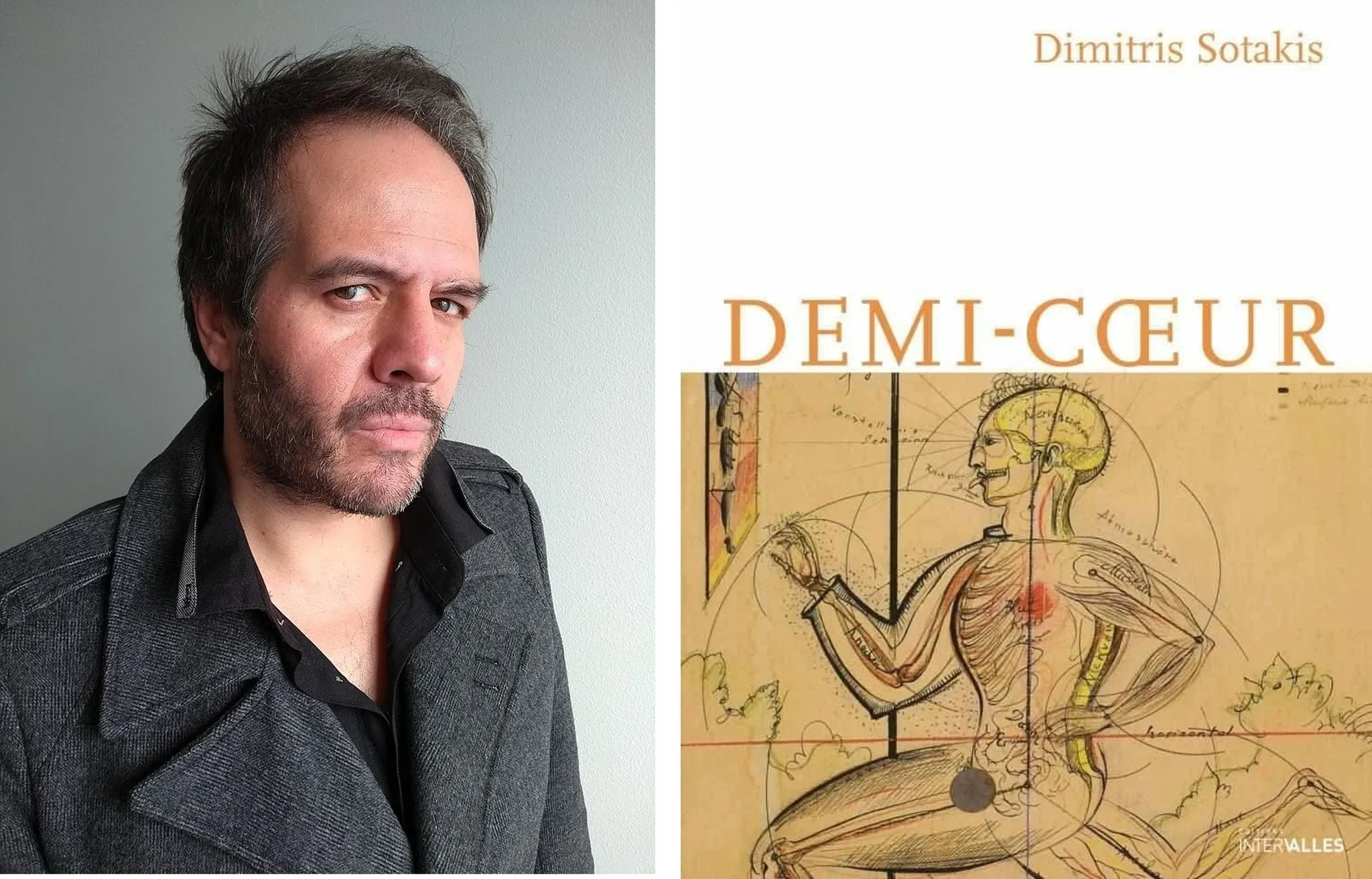 Dimitris Sotakis Parution du livre demi coeur