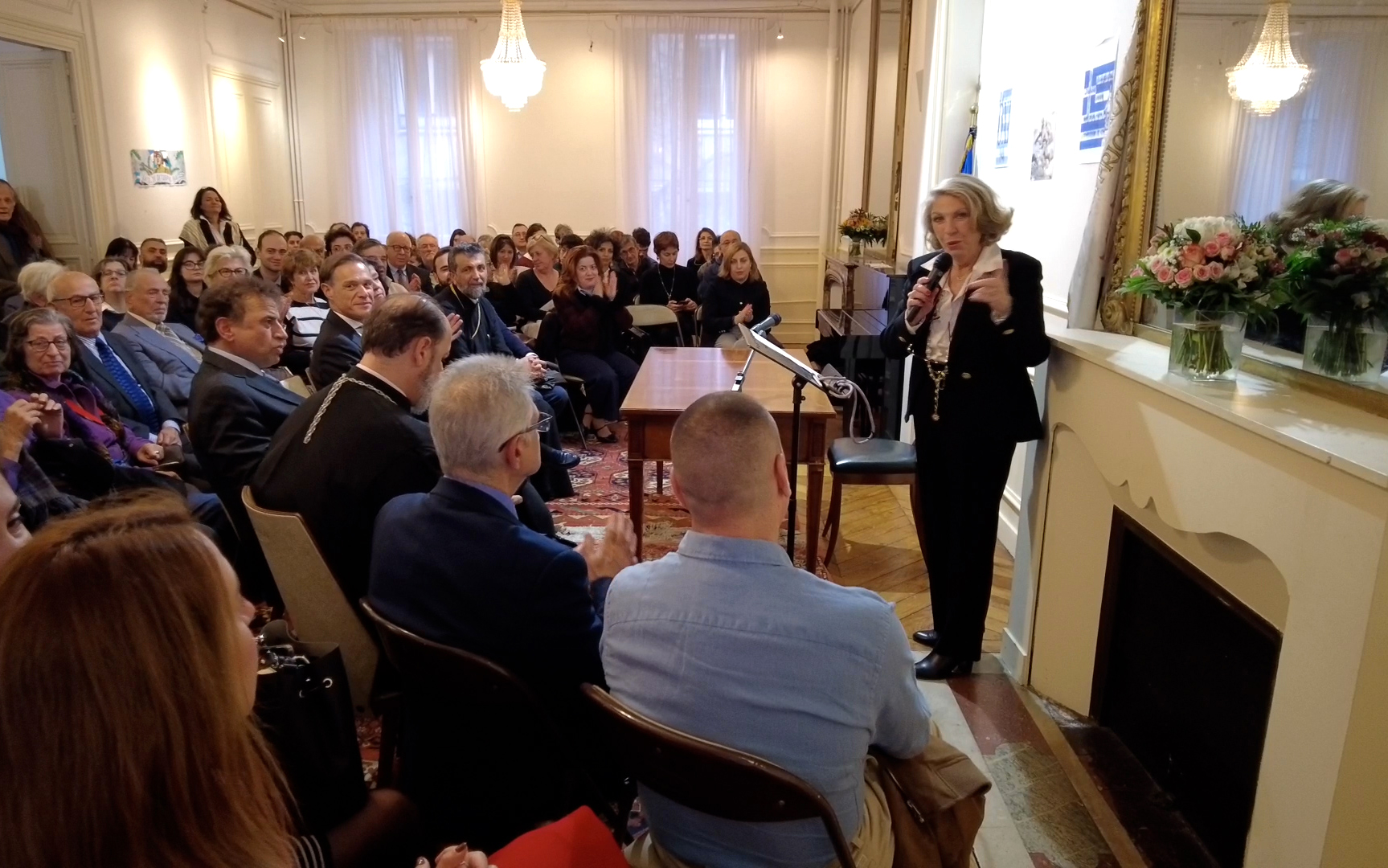 Η Πρόεδρος της Ελληνικής Κοινότητας κ. Σέτα Θεοδωρίδου
