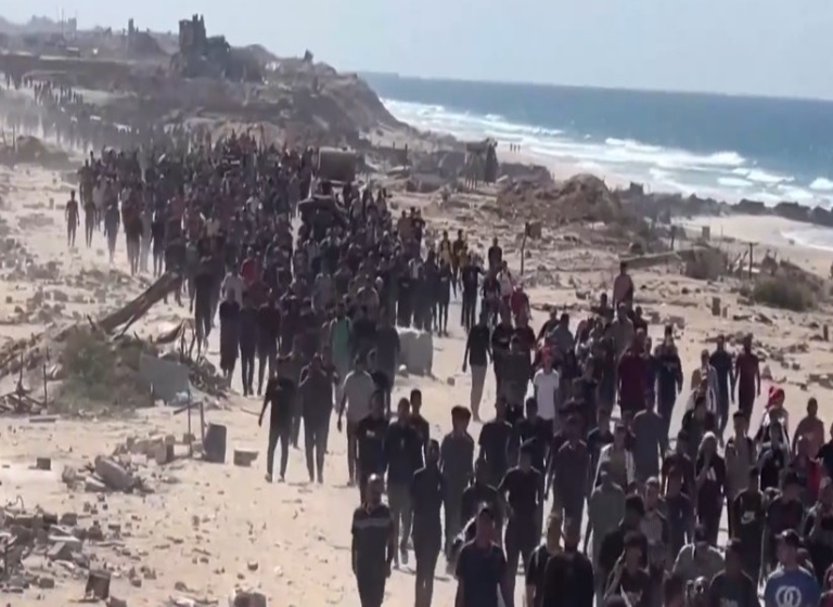 Επιστροφή Παλαιστινίων στη Γάζα