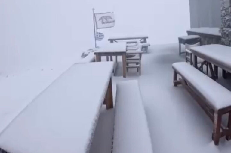 Χιόνια στον Όλυμπο