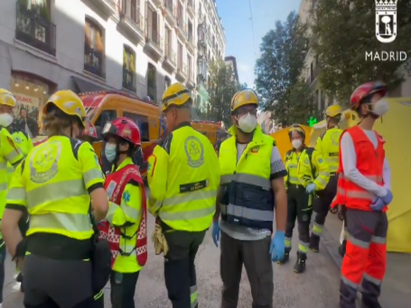 Κατάρρευση κτηρίου στη Μαδρίτη