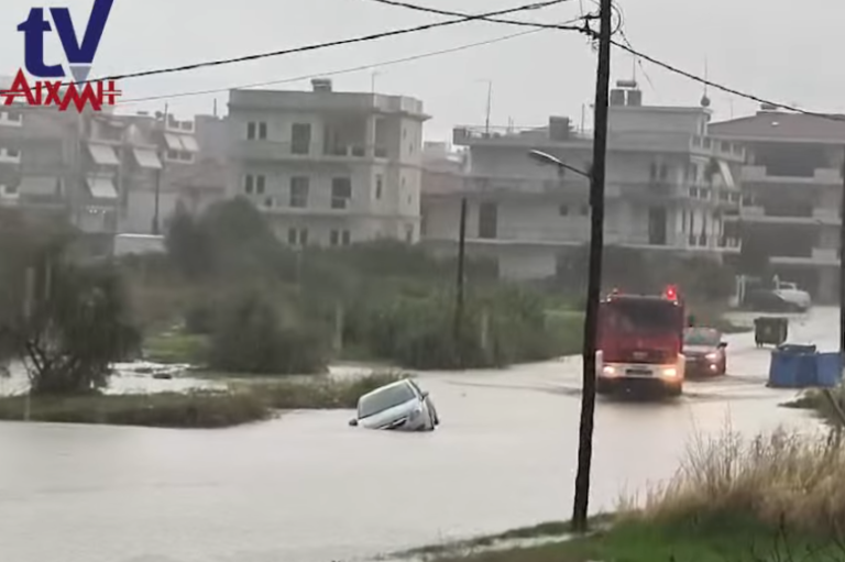 Πλημμύρα στο Μεσολόγγι