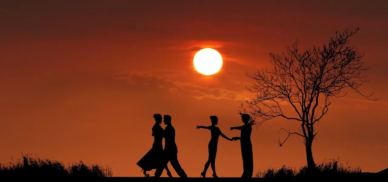 Tango by the sunset