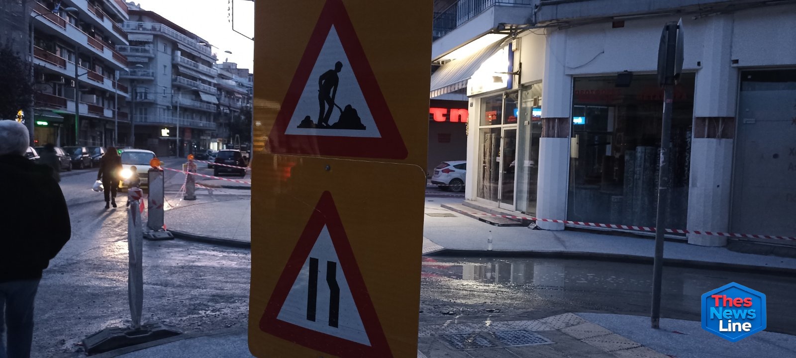 Έργα δρόμος κλειστός Μπότσαρη