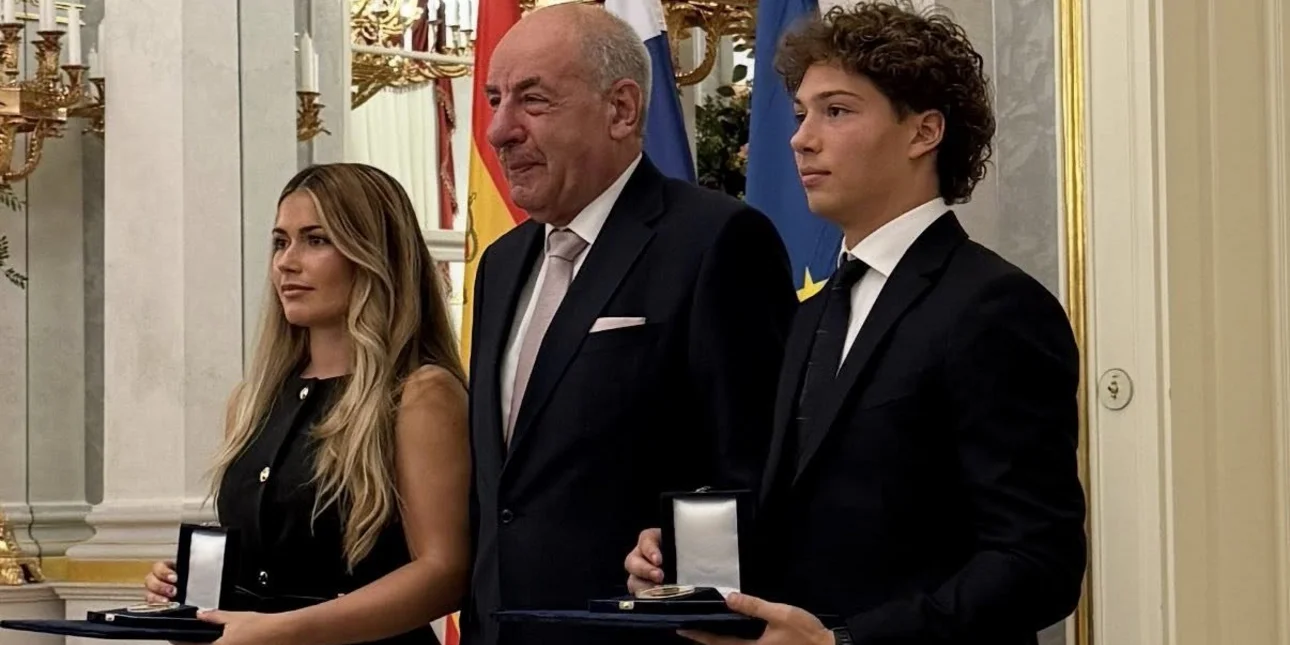 Αναστάστης Γκαρίπης. Τιμήθηκε από τον Πρόεδρο της Ουγγαρίας