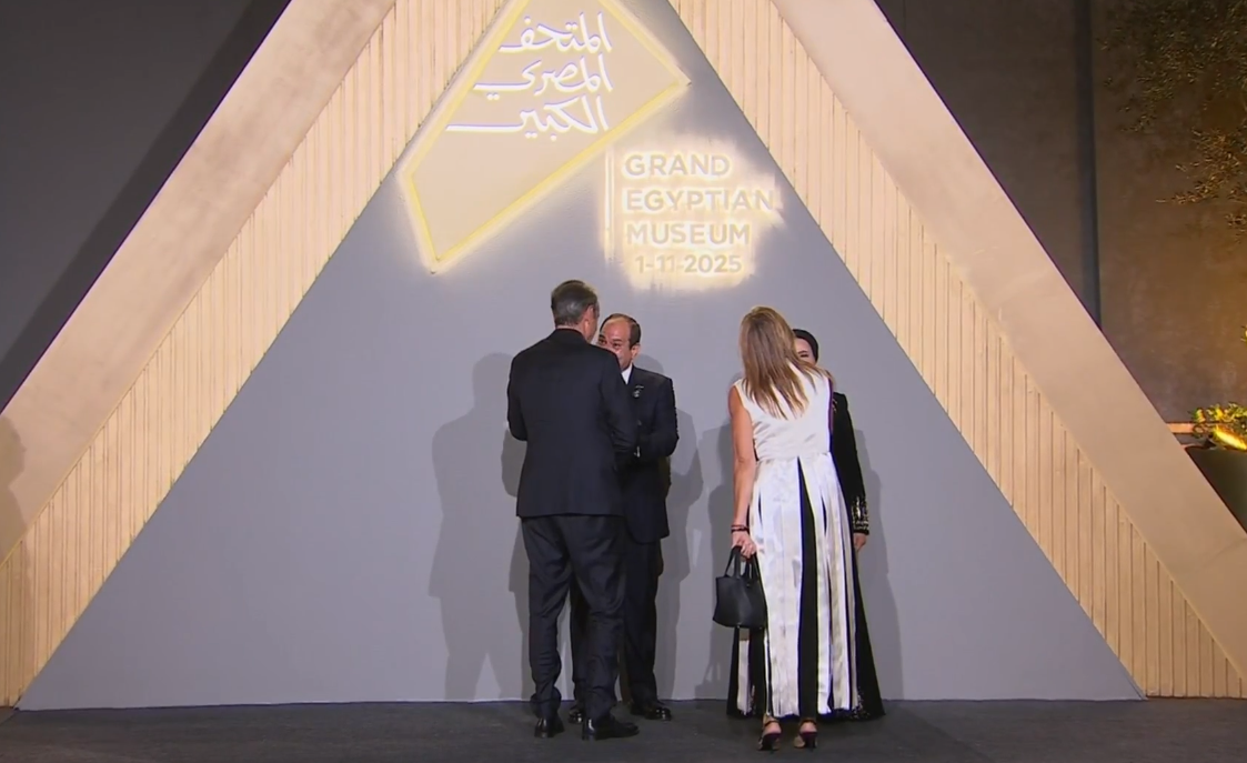 Μητσοτάκης Μαρέβα εγκαίνια Κάϊρο