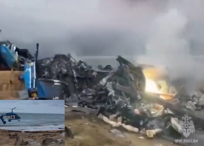 Πτώση ελικοπτέρου στη Ρωσία